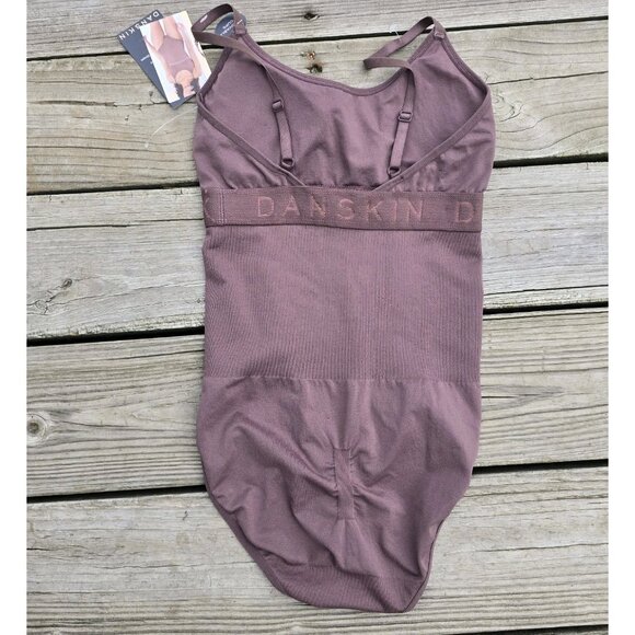 Danskin Women's Seamless Shaping Bodysuit Size M Brown Adjustable NWT - Picture 6 of 15